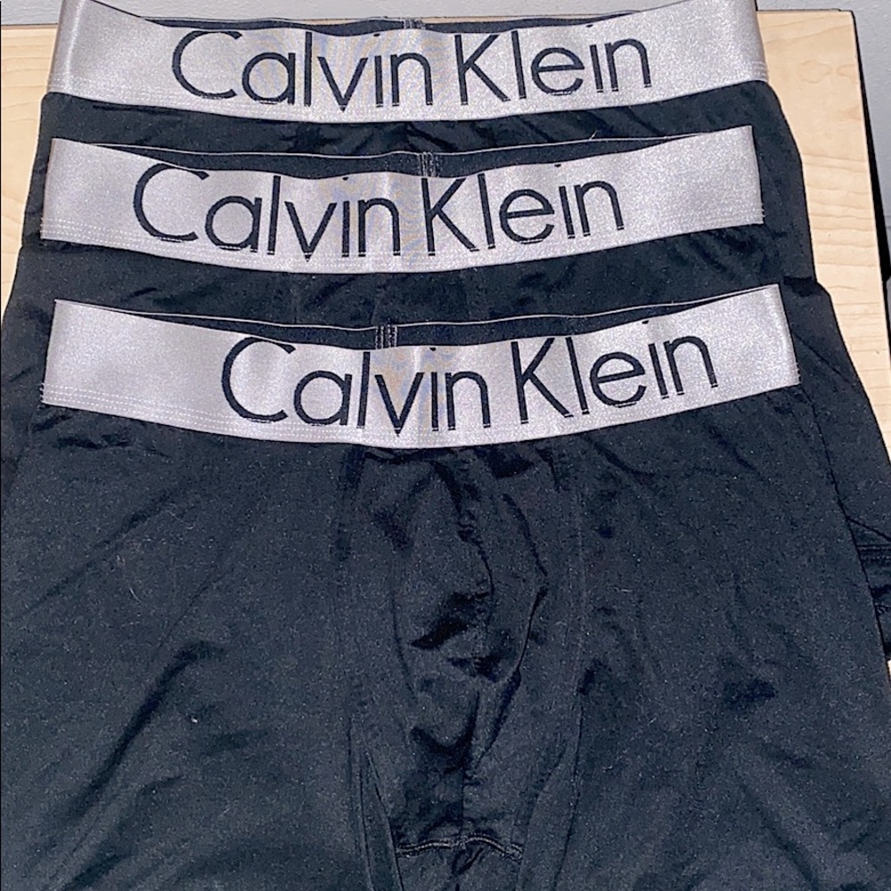 Men’s Calvin Klein Cotton Steel Microfiber Briefs